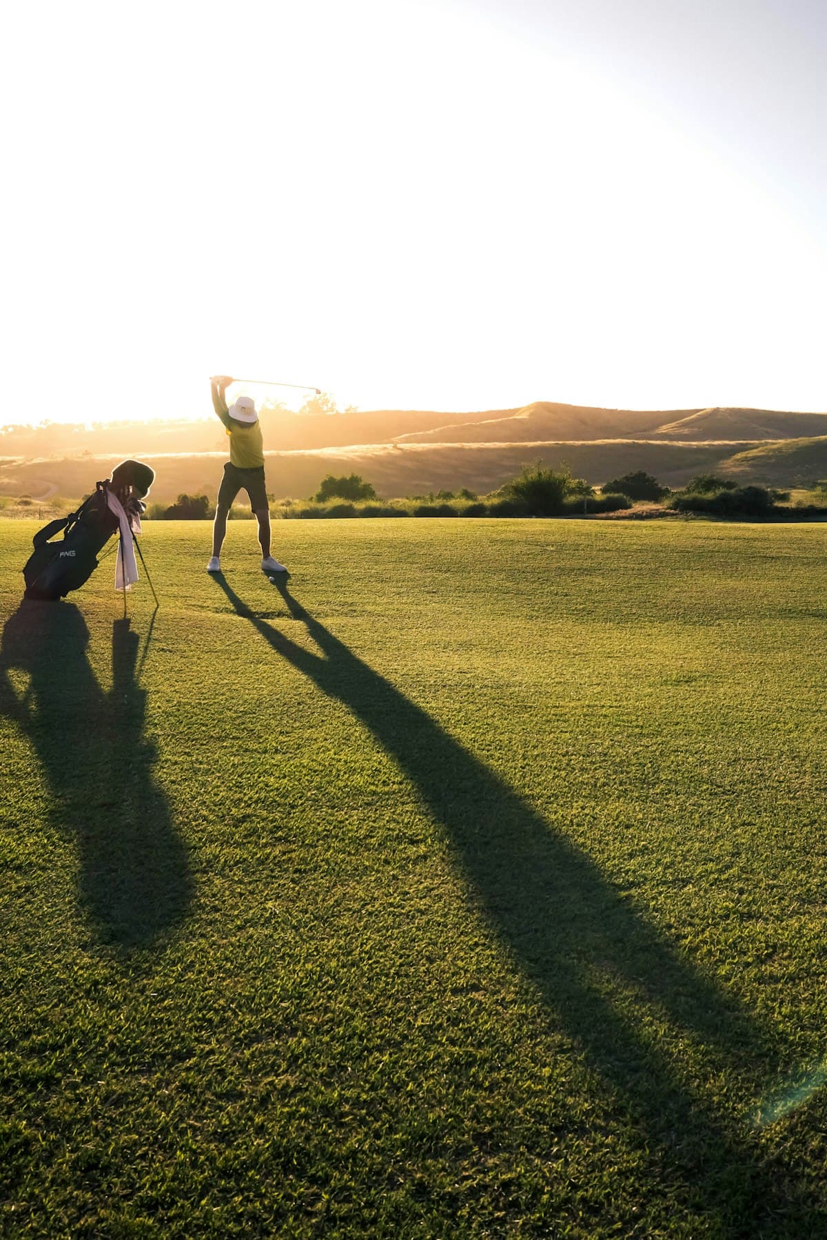 Golf course scenic view