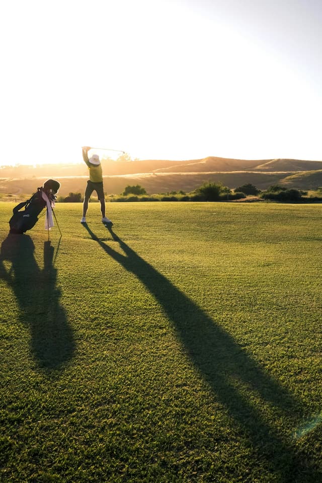Golf course scenic view